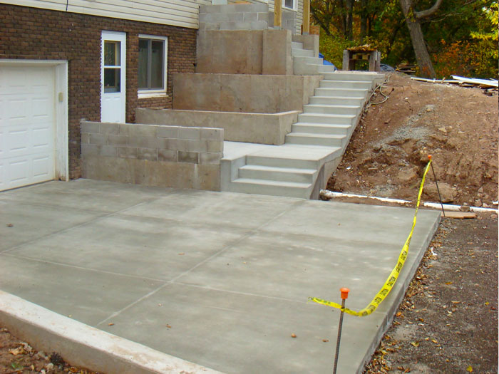 Driveway and Stairs